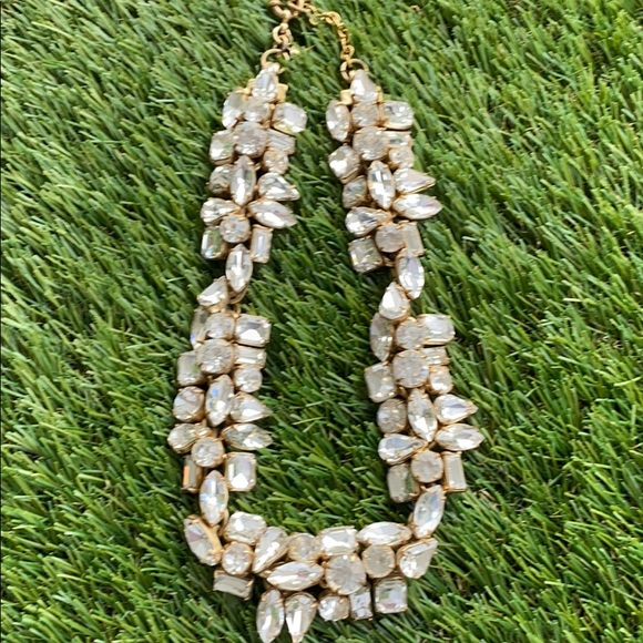 JCrew RARE crystal statement necklace - Picture 1 of 5